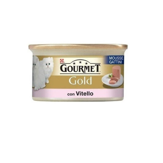 Chatons Gourmet Gold Mousse au veau Purina 85 grammes