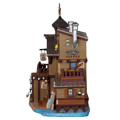 Lemax The Salty Sea Dog Tavern B/O Led - La Salty Sea Dog Tavern B/O Led pour village de Noël