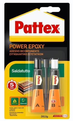 Pattex Saldatutto - Adhésif transparent bi-composant 24gr