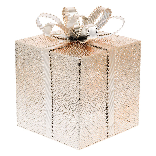 Coffret cadeau VPM Champ. 3AA 20x20xH25cm Lumières de Noël