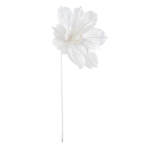 Magnolia blanc pour la décoration de Noël H50 cm