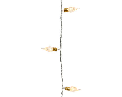 Lampes LED vintage à effet scintillant avec 8 fonctions pour usage intérieur L 3590 cm