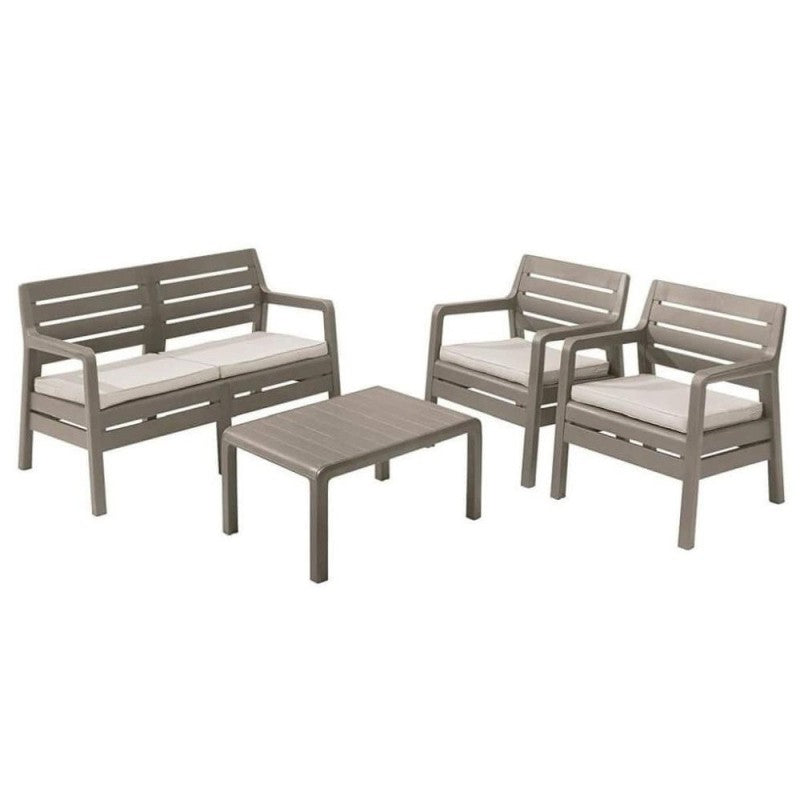 Delano ensemble de jardin 4 pcs Cappuccino