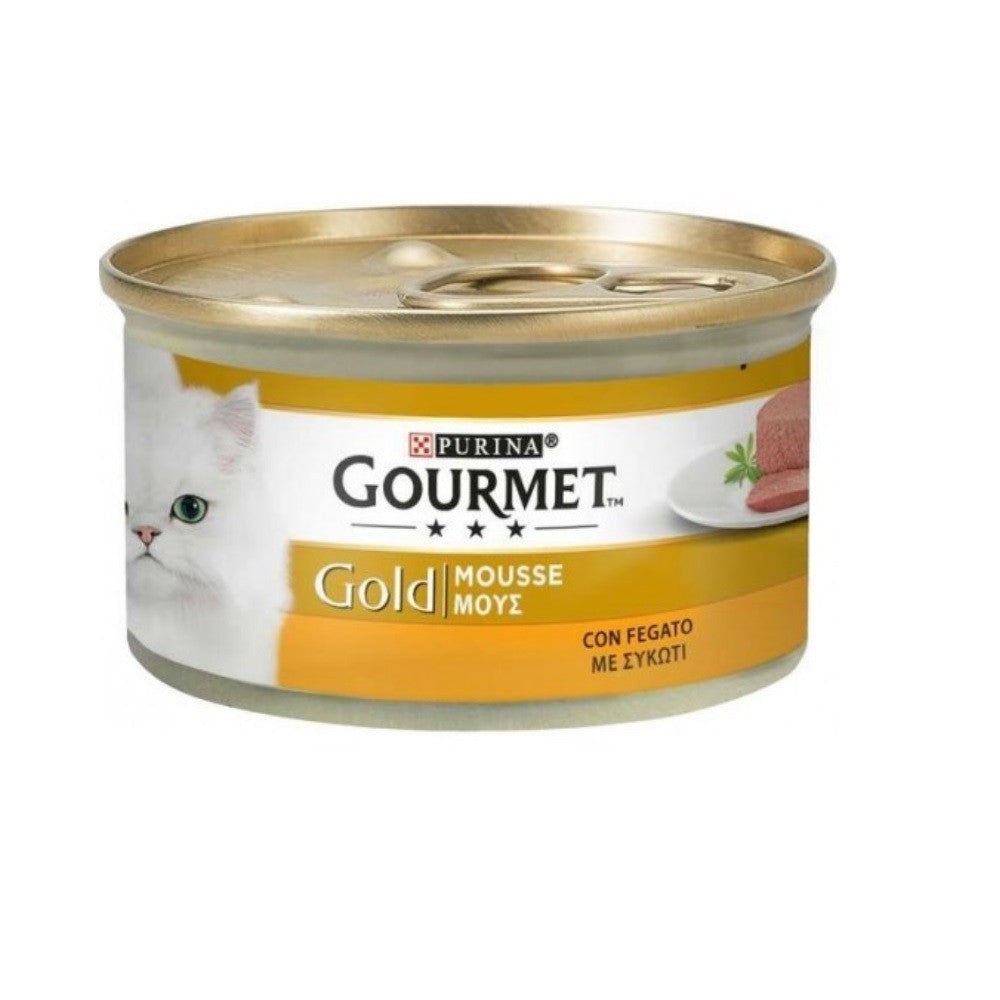 Mousse Gourmet Gold au foie Purina 85 grammes