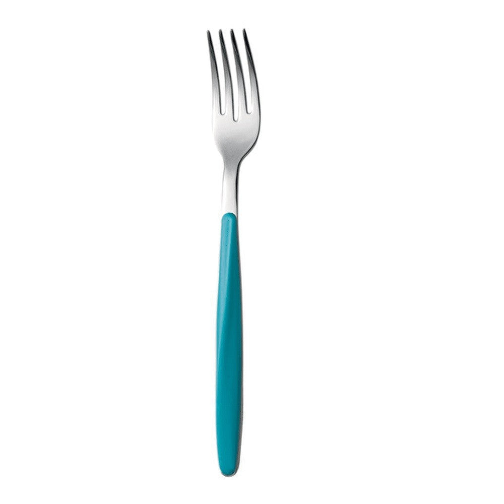 Fourchette My Fusion Guzzini, couleur turquoise