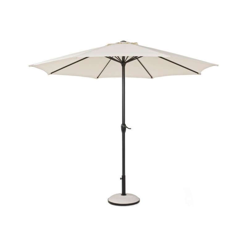 Parasol Kalife avec joint en aluminium écru de 3 mètres