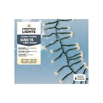 Filo 1150 Lumières LED Blanc Chaud 8 Fonctions Effet... - Ibs