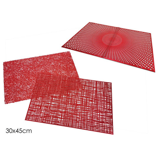 Set de table Noël rouge 30 x 45 cm 1