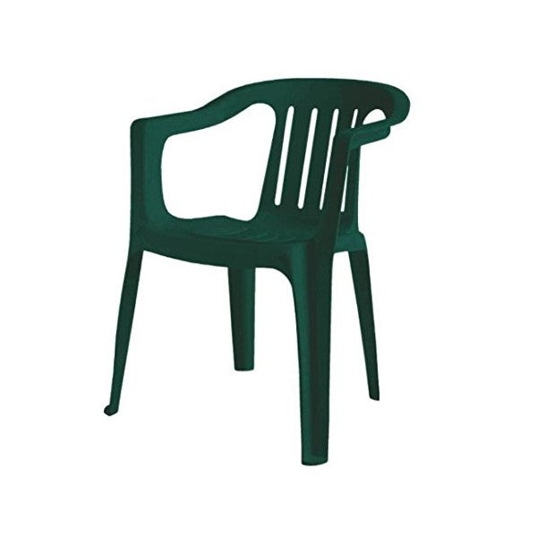 Chaise monobloc Giada vert forêt croûte