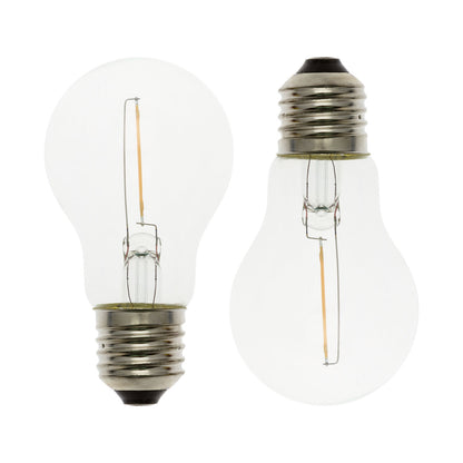 Lot de 2 Lampes de Rechange E27 36V Goutte Ø60mm Lumières de Noël