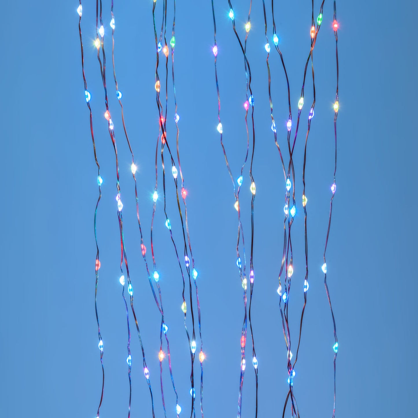 Lumières de Noël Cascade 320 MicroLED RGB 16x20 H100cm