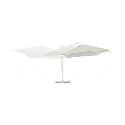 Parasol Eden blanc/naturel 300x400xh260 cm