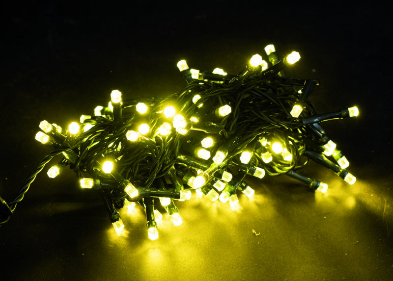 Guirlande lumineuse de Noël pour décorations extérieures, 500 LED dorées