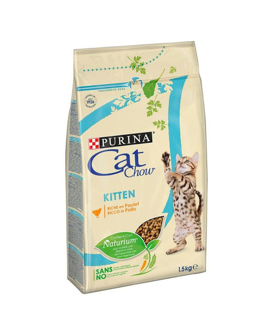 Cat Chow Kitten - Nutritif et délicieux 1,5kg pour votre ami félin