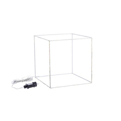 Cube lumineux avec microled classique 45 x 45 cm