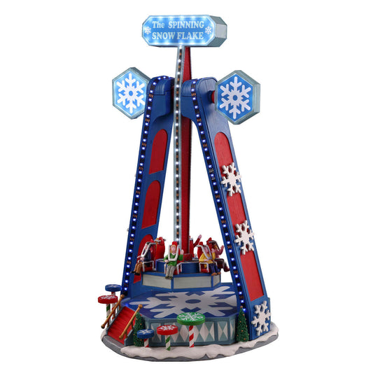 Lemax The Spinning Snowflake - Jeu de décoration hivernale pour village de Noël