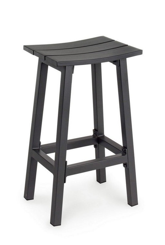 Tabouret Skipper anthracite - Dimensions : 41,8x31x71 cm