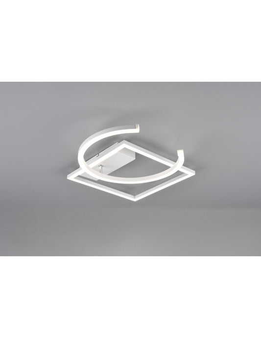 Plafonnier LED Pivot 23,5w Blanc L42 cm Gradable Trio Lighting