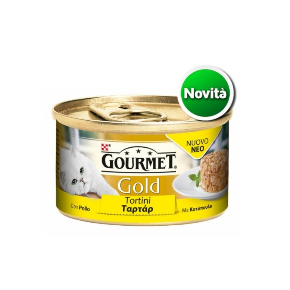 Tartes au poulet Gourmet Gold Purina 85 grammes