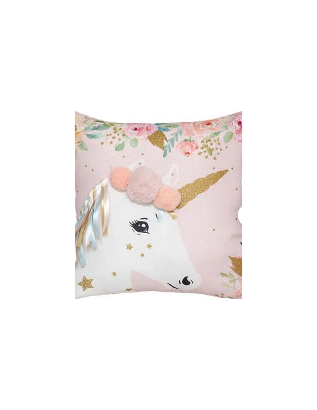 Coussin licorne en polyester 174203 dimensions 45x45 cm