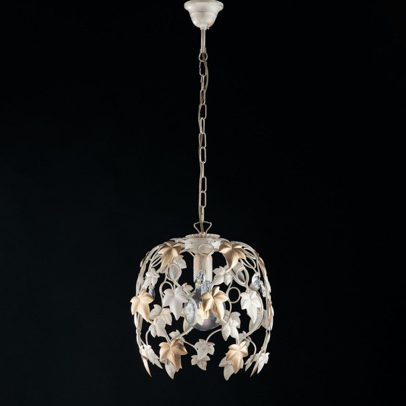 Chandelier de suspension en fer d'or léger 30x H37 cm Ivy