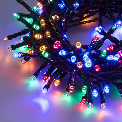 Chaîne linéaire TLE 1500 LED MULTICOLORE 2+60,5m en bobine Guirlandes lumineuses de Noël