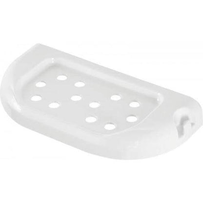 Porte-savon de salle de bain en plastique blanc - Mod.