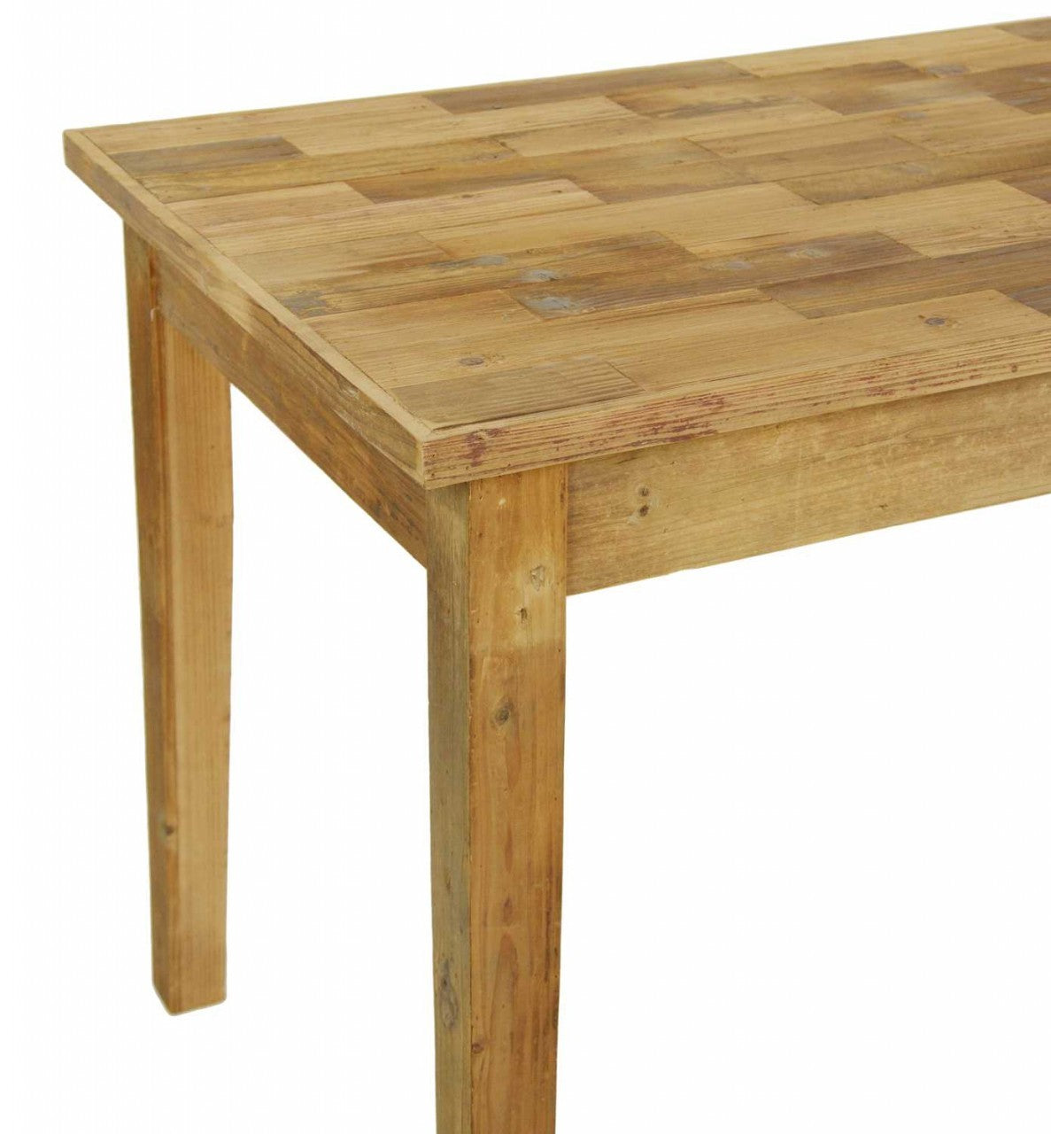 Petite table rustique rectangulaire 71 x 120,5 xh 80 cm