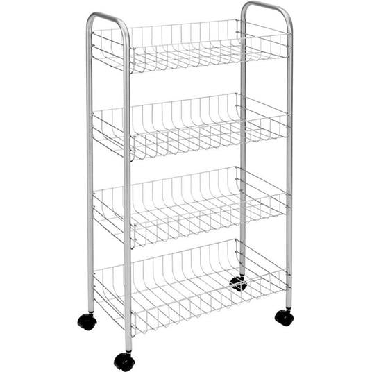 Ascona Polytherm Chariot de rangement à 4 niveaux 41x26x86 cm