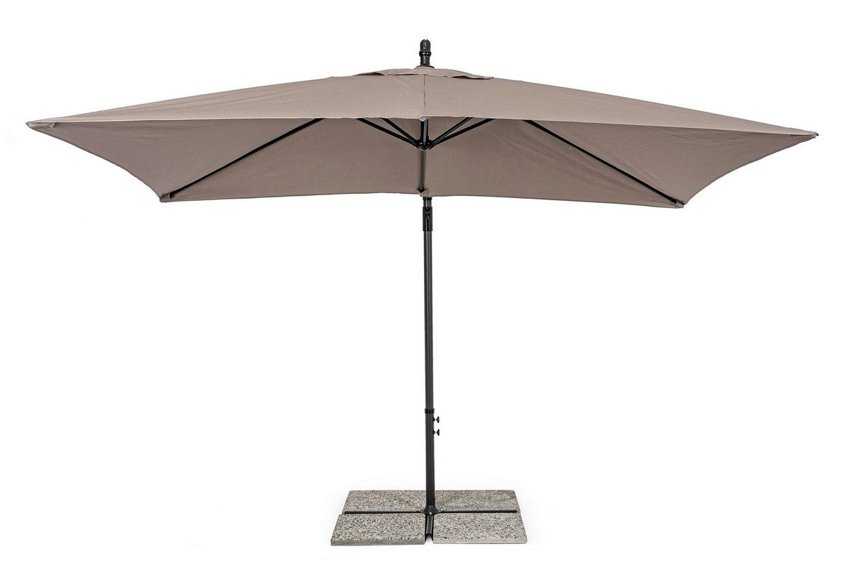 Parapluie Braccio Texas 2x3 gris tourterelle anthracite