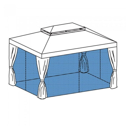 Kit moustiquaire pour Gazebo Roma 3x4