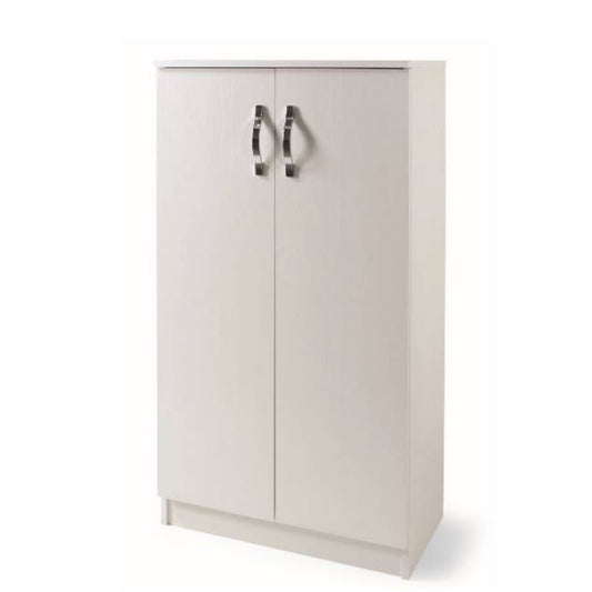 Armoire polyvalente Gabriella 130cm frêne blanc