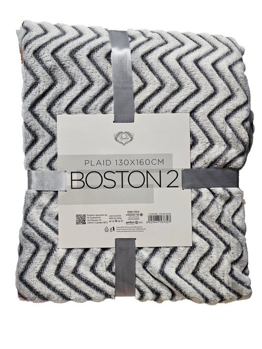 Plaid Boston 2 - 130 x 160 cm - Divers motifs