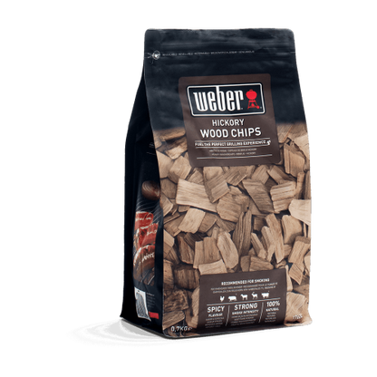 Copeaux de bois à fumer Weber Hickory Blend 700 g (code produit 17624)