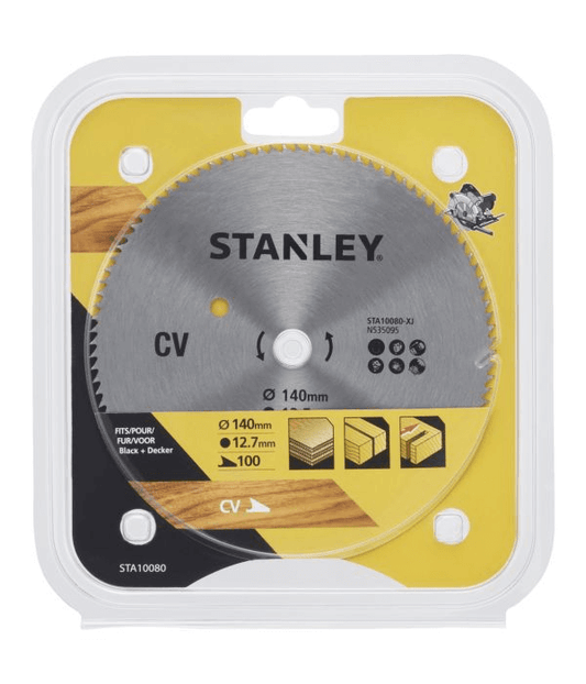 Lame circulaire Stanley 140x12,7x100 dents