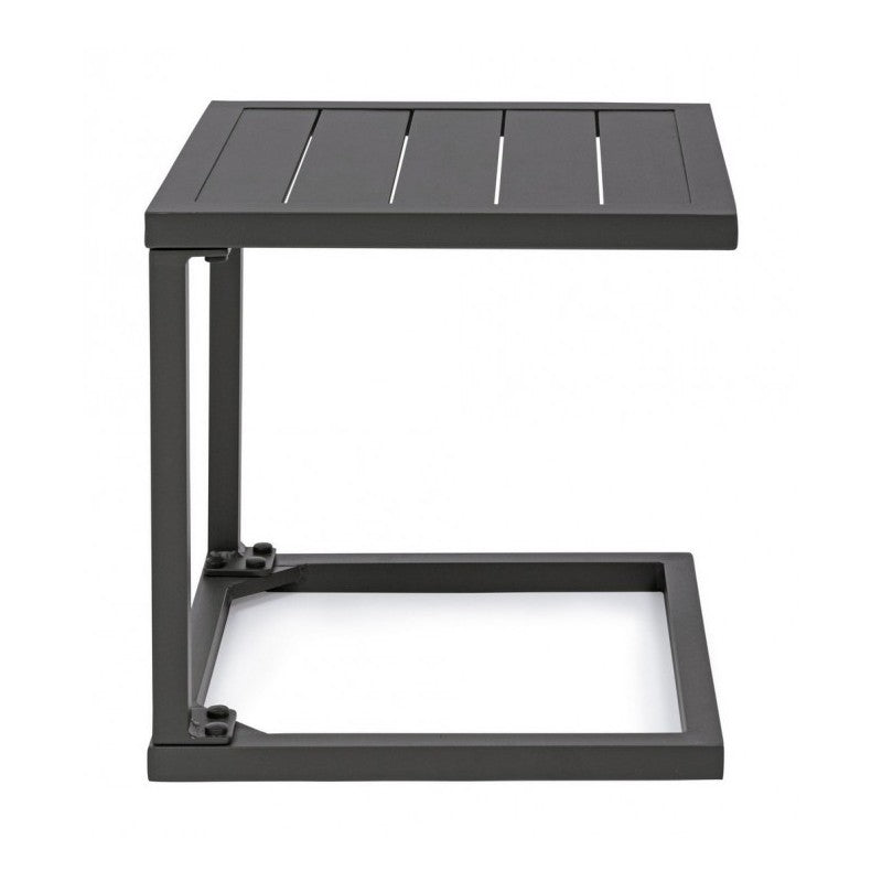 Table de jardin Hilde 40x40 cm Anthracite