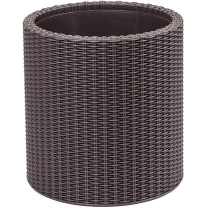 Pot de fleurs cylindrique 27,6x27,6x28,3h cm - capacité 7 litres