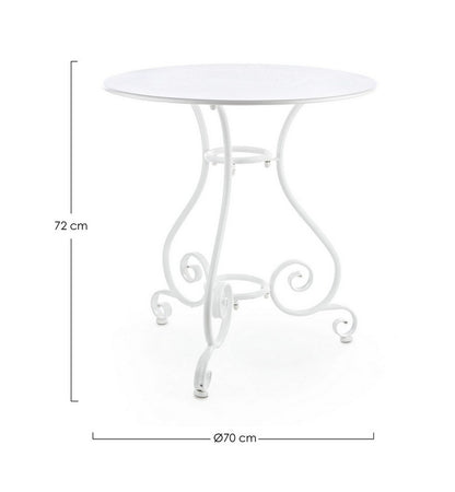 Table d'extérieur Forest D70 cm en métal