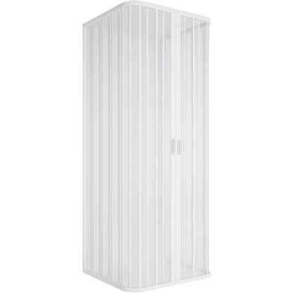 Paroi de douche 3L à soufflet réductible ouverture centrale Lux