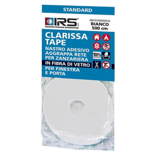 Velcro adhésif pour moustiquaires CLARISSA Blanc 5000 x 8 mm