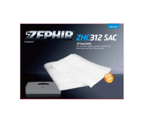 Zephir - 50 sacs machine sous vide de 22x30 cm - ZHC312SACC pour une conservation parfaite des aliments.