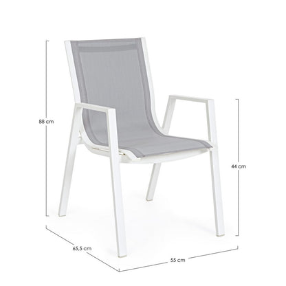 Chaise C-Br Pelagius Blanc Yk11