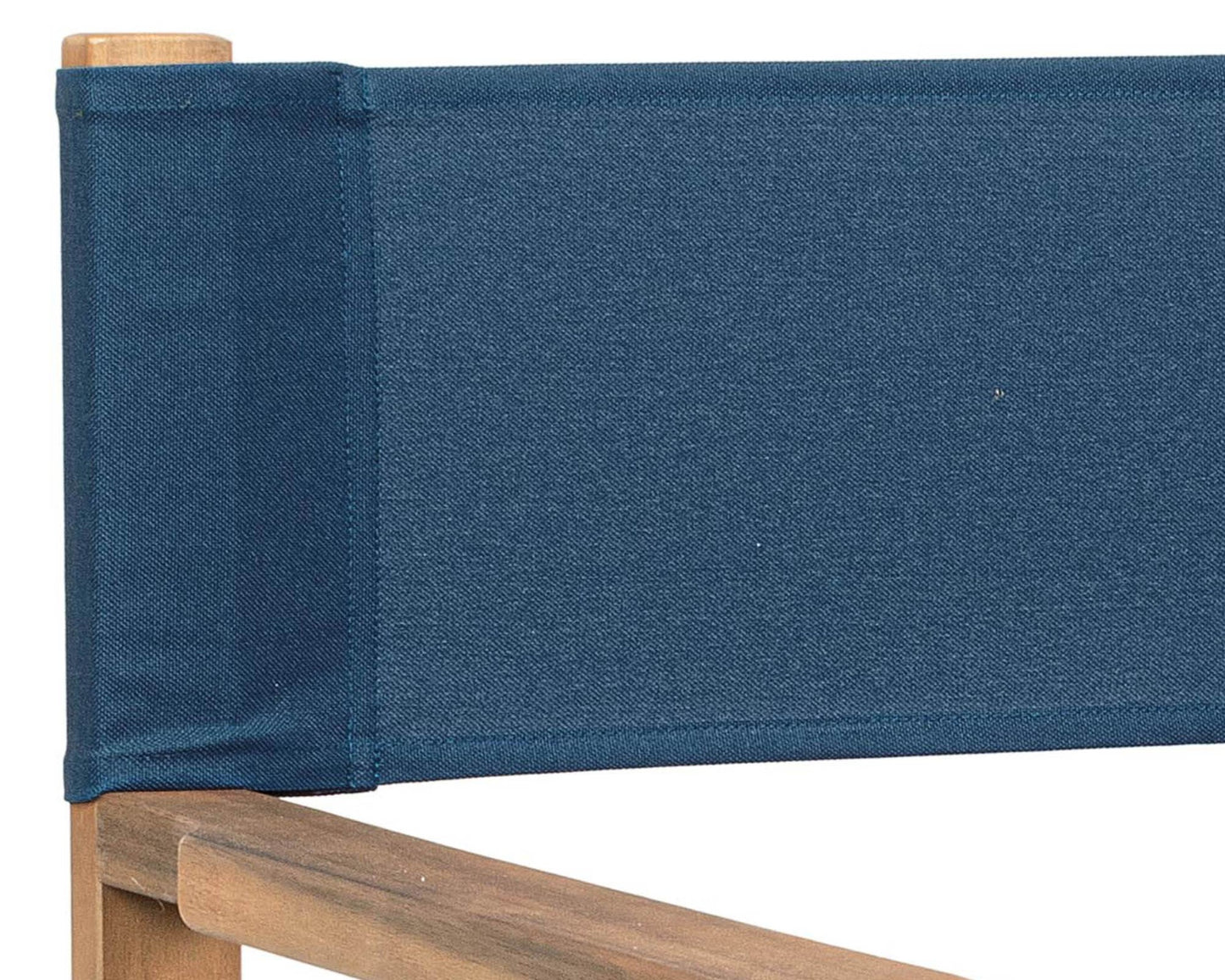 Chaise de Réalisateur Noemi Bleu - Bois d'Acacia - Tissu Polyester - 52x59x83 cm