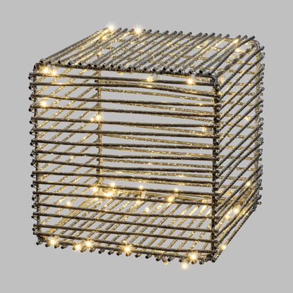 Cube ATS Argent 60 LED 4K 30cm
 lumières de Noël