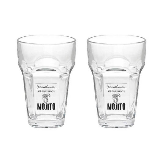 Lot de 2 verres à Mojito en verre transparent Cc400 Let'S Party Line