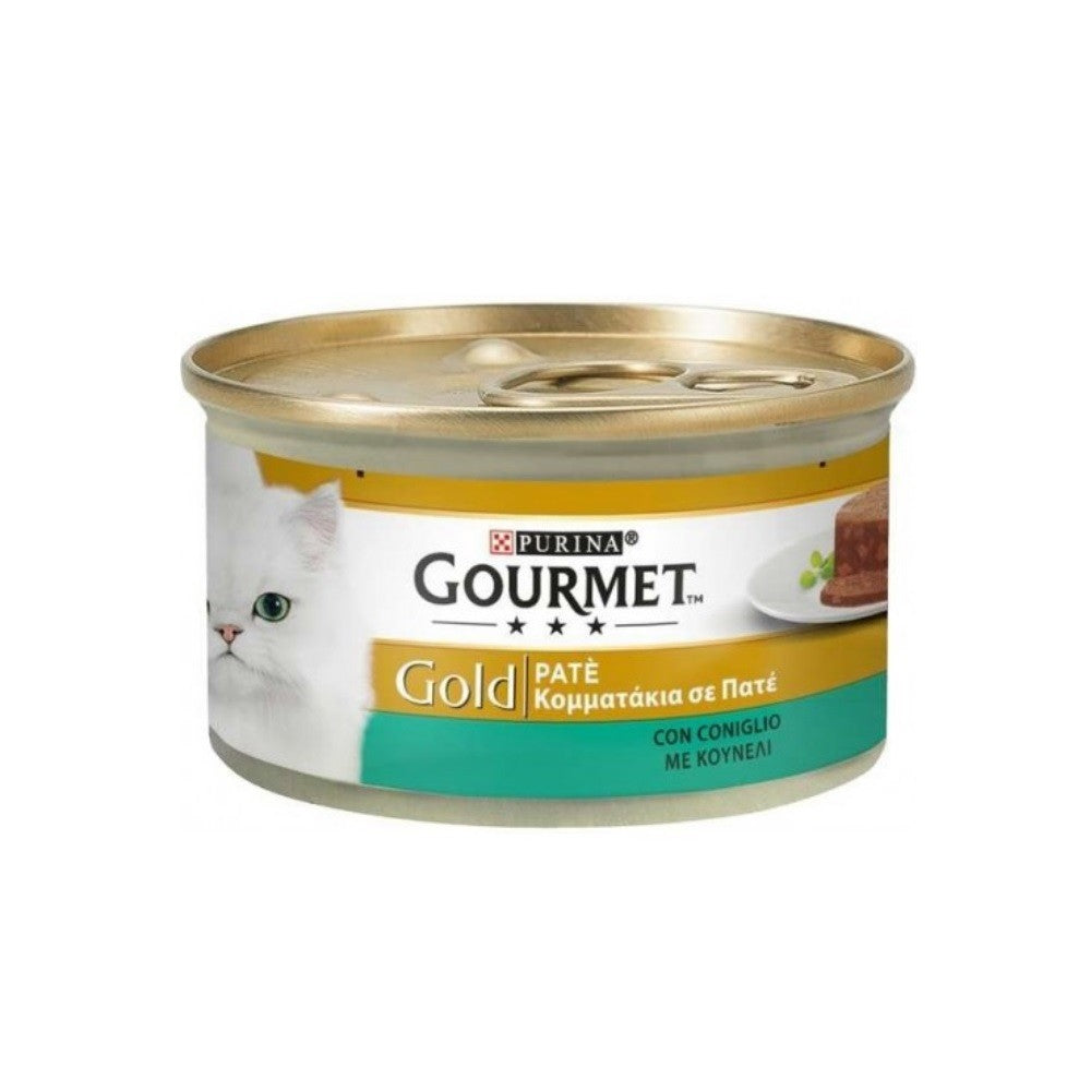 Gourmet Gold Purina pâté de lapin 85 grammes