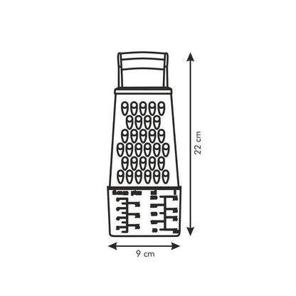 Râpe avec récipient Handy