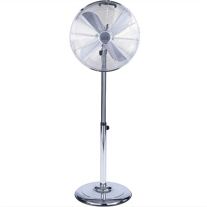 Ventilateur Coveri avec support Vintage Chrome Watt. 65 cm. 133