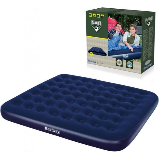 Matelas Gonflable Double Floqué 191x140cm