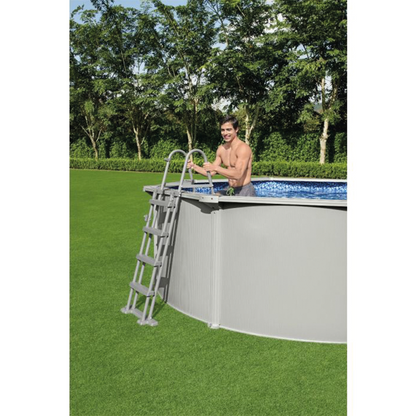 Piscine hors sol Hydrium ronde 460x120 cm grise